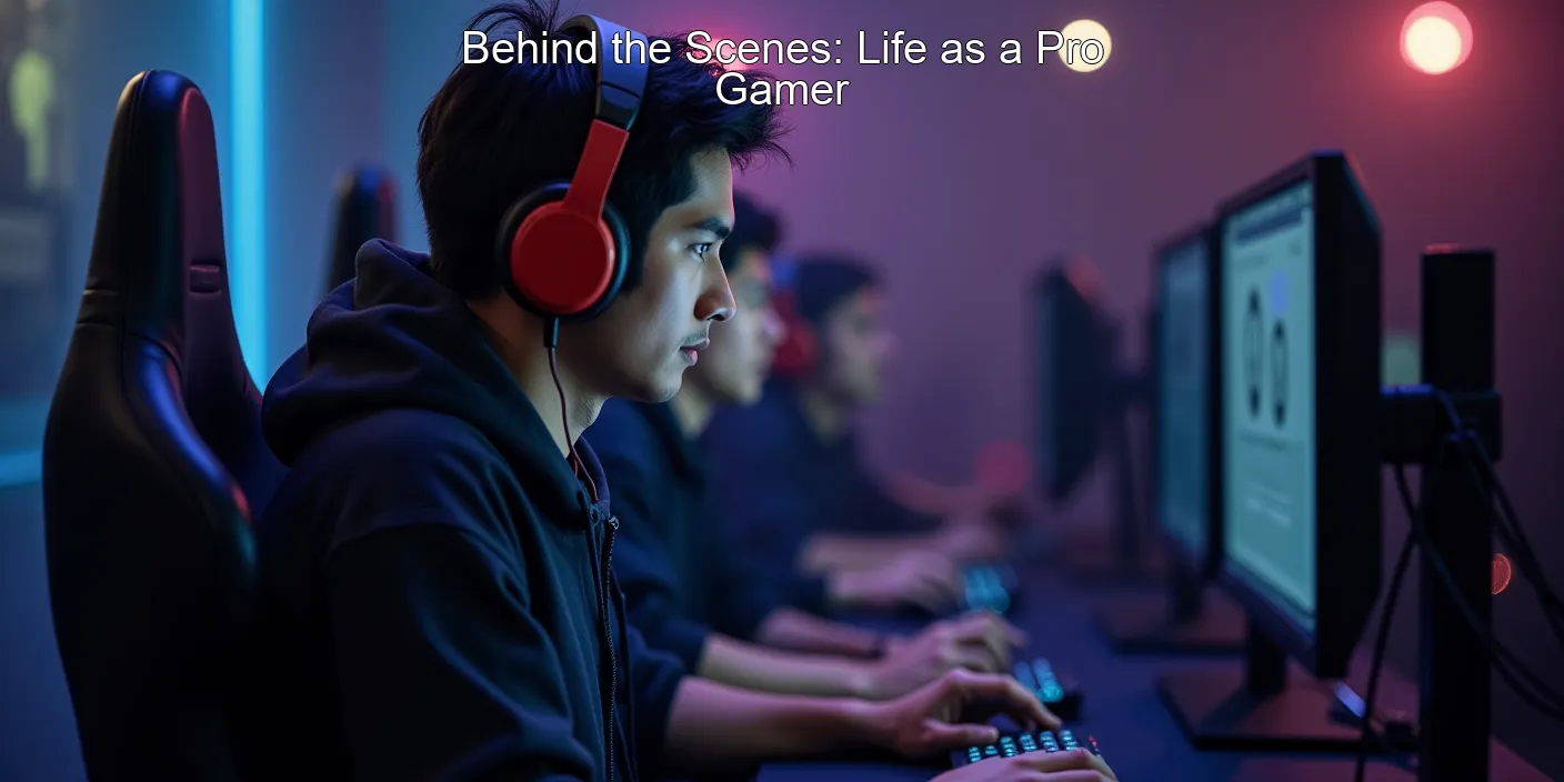 Behind the Scenes: Life as a Pro Gamer