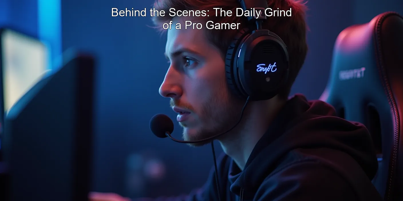 Behind the Scenes: The Daily Grind of a Pro Gamer