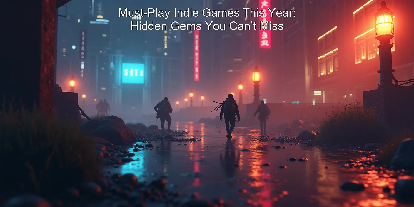 Must-Play Indie Games This Year: Hidden Gems You Can’t Miss